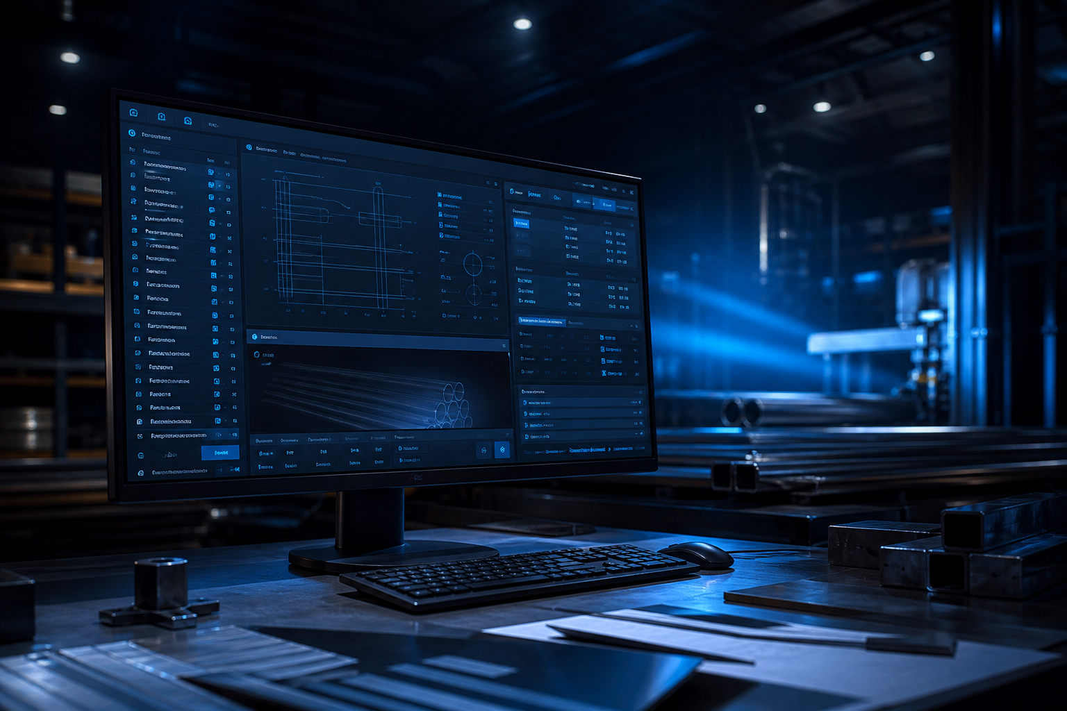 Werbebild: individuelle Software direkt im Betrieb